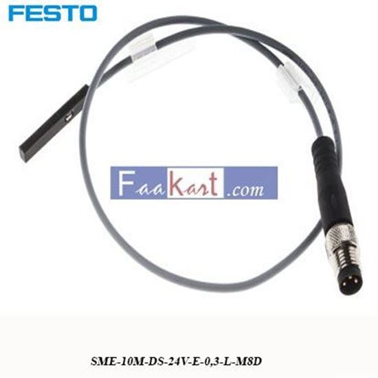 Picture of SME-10M-DS-24V-E-0,3-L-M8D FESTO Pneumatic Position Detector