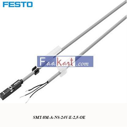 Picture of SMT-8M-A-NS-24V-E-2,5-OE  FESTO Pneumatic Position Detector