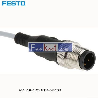 Picture of SMT-8M-A-PS-24V-E-0,3-M12  FESTO Pneumatic Position Detector