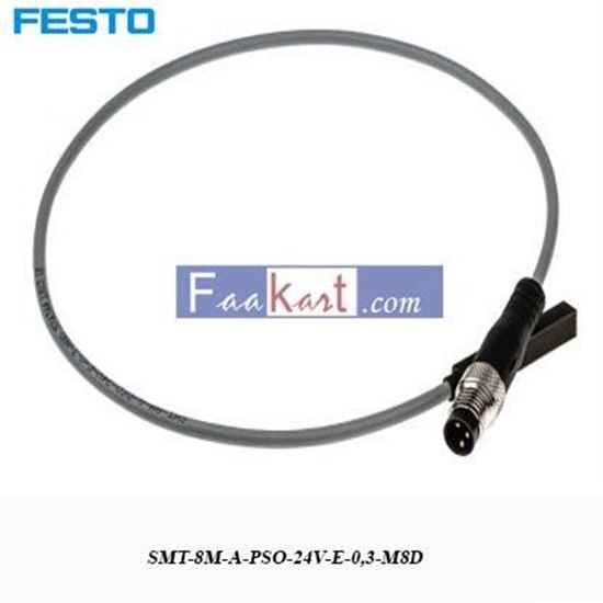 Picture of SMT-8M-A-PSO-24V-E-0,3-M8D  FESTO Sensor Pneumatic Position Detector