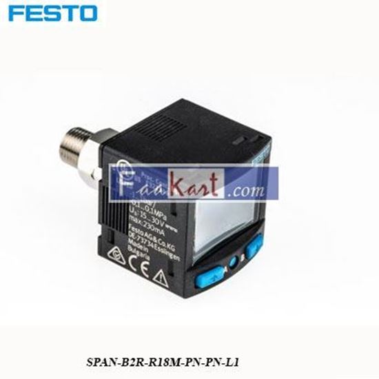 Picture of SPAN-B2R-R18M-PN-PN-L1  Festo Pressure Sensor