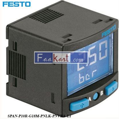 Picture of SPAN-P10R-G18M-PNLK-PNVBA-L1  Festo Pressure Switch