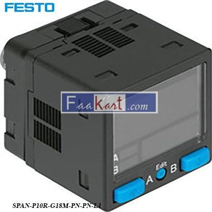 Picture of SPAN-P10R-G18M-PN-PN-L1  Festo Pressure Switch