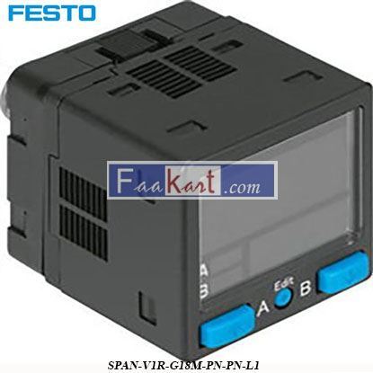 Picture of SPAN-V1R-G18M-PN-PN-L1  Festo Pressure Switch