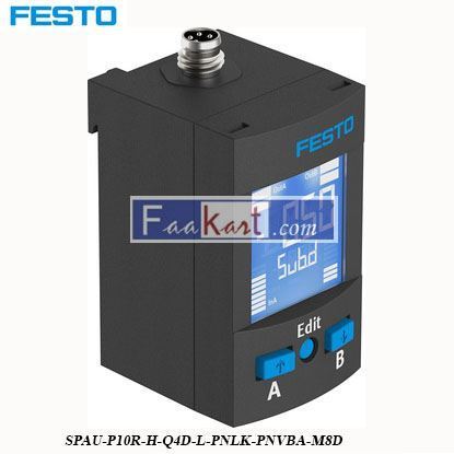 Picture of SPAU-P10R-H-Q4D-L-PNLK-PNVBA-M8D  Festo Pressure Sensor