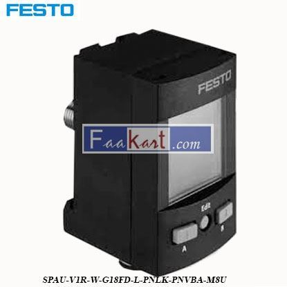 Picture of SPAU-V1R-W-G18FD-L-PNLK-PNVBA-M8U  Festo Pressure Sensor