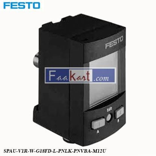 Picture of SPAU-V1R-W-G18FD-L-PNLK-PNVBA-M12U  Festo Pressure Sensor