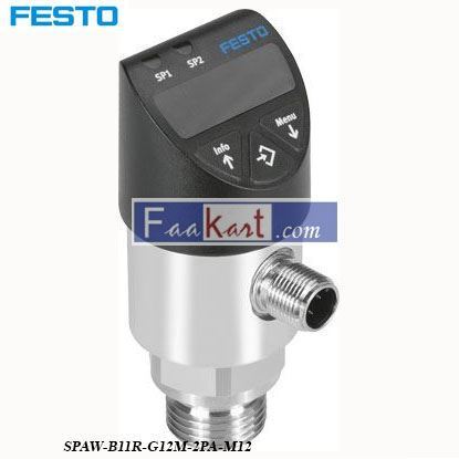 Picture of SPAW-B11R-G12M-2PA-M12  Festo Pressure Sensor
