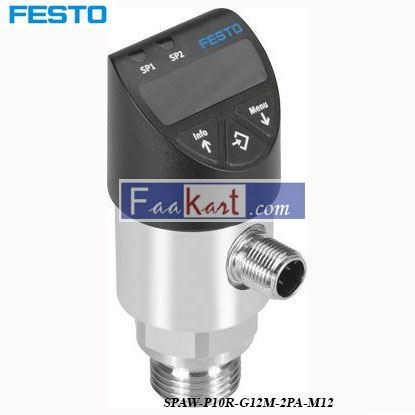 Picture of SPAW-P10R-G12M-2PA-M12  Festo Pressure Sensor