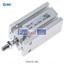 Picture of CDU10-10D   SMC Pneumatic Multi-Mount Cylinder CU Series, Double Action, Single Rod, 10mm Bore, 10mm stroke