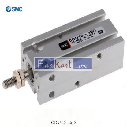 Picture of CDU10-15D   SMC Pneumatic Multi-Mount Cylinder CU Series, Double Action, Single Rod, 10mm Bore, 15mm stroke