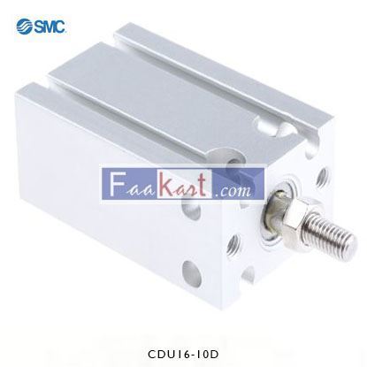Picture of CDU16-10D   SMC Pneumatic Multi-Mount Cylinder CU Series, Double Action, Single Rod, 16mm Bore, 10mm stroke