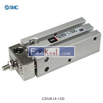 Picture of CDUK10-15D   SMC Pneumatic Multi-Mount Cylinder CUK Series, Double Action, Single Rod, 10mm Bore, 15mm stroke