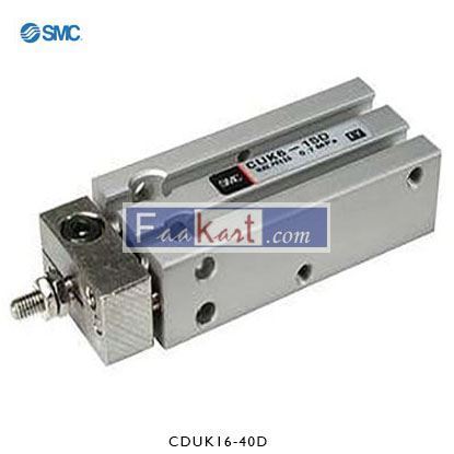 Picture of CDUK16-40D  SMC Pneumatic Multi-Mount Cylinder CUK Series, Double Action, Single Rod, 16mm Bore, 40mm stroke