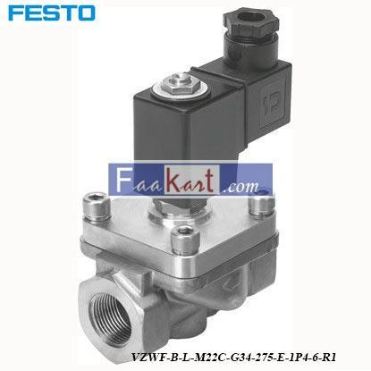 Picture of VZWF-B-L-M22C-G34-275-E-1P4-6-R1  FESTO Solenoid Valve