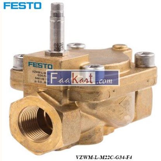 Picture of VZWM-L-M22C-G34-F4  FESTO Pneumatic Solenoid Valve