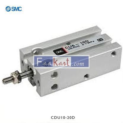 Picture of CDU10-20D   SMC Pneumatic Multi-Mount Cylinder CU Series, Double Action, Single Rod, 10mm Bore, 20mm stroke