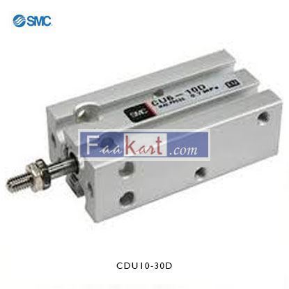 Picture of CDU10-30D    SMC Pneumatic Multi-Mount Cylinder CU Series, Double Action, Single Rod, 10mm Bore, 30mm stroke