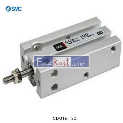 Picture of CDU16-15D   SMC Pneumatic Multi-Mount Cylinder CU Series, Double Action, Single Rod, 16mm Bore, 15mm stroke