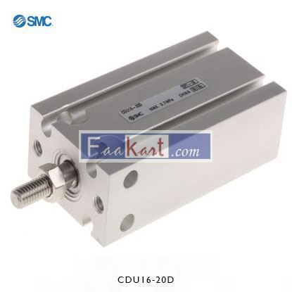 Picture of CDU16-20D   SMC Pneumatic Multi-Mount Cylinder CU Series, Double Action, Single Rod, 16mm Bore, 20mm stroke