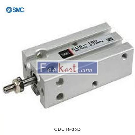 Picture of CDU16-25D   SMC Pneumatic Multi-Mount Cylinder CU Series, Double Action, Single Rod, 16mm Bore, 25mm stroke