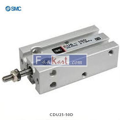 Picture of CDU25-50D   SMC Pneumatic Multi-Mount Cylinder CU Series, Double Action, Single Rod, 25mm Bore, 50mm stroke