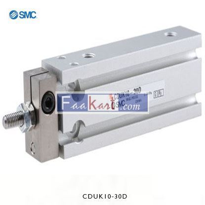 Picture of CDUK10-30D   SMC Pneumatic Multi-Mount Cylinder CUK Series, Double Action, Single Rod, 10mm Bore, 30mm stroke