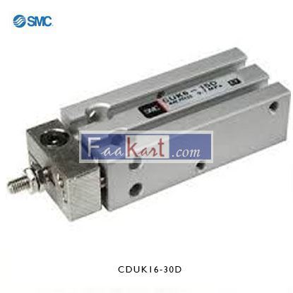 Picture of CDUK16-30D   SMC Pneumatic Multi-Mount Cylinder CUK Series, Double Action, Single Rod, 16mm Bore, 30mm stroke