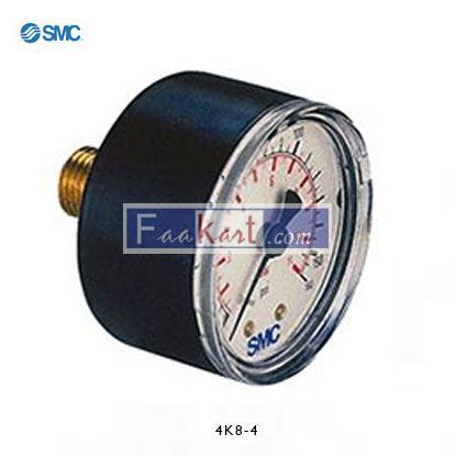 Picture of 4K8-4  MC 4K8-4 Analogue Positive Pressure Gauge Back Entry 4bar, Connection Size R 1/8