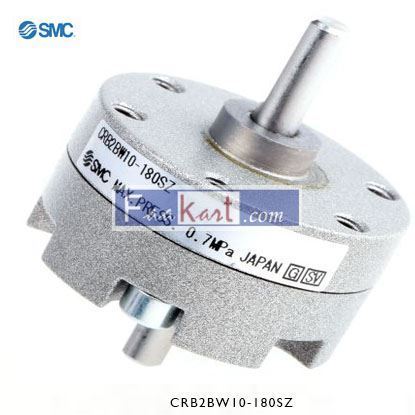 Picture of CRB2BW10-180SZ  SMC Rotary Actuator, Double Acting, 180° Swivel, 10mm Bore,