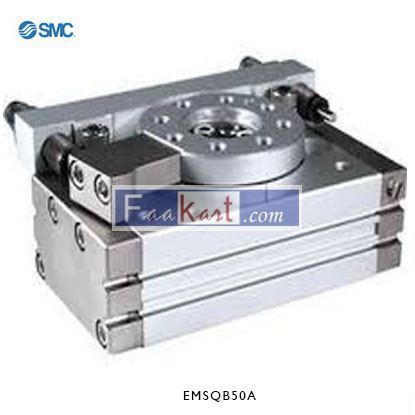 Picture of EMSQB50A    SMC Rotary Actuator, 190° Swivel, 25mm Bore,