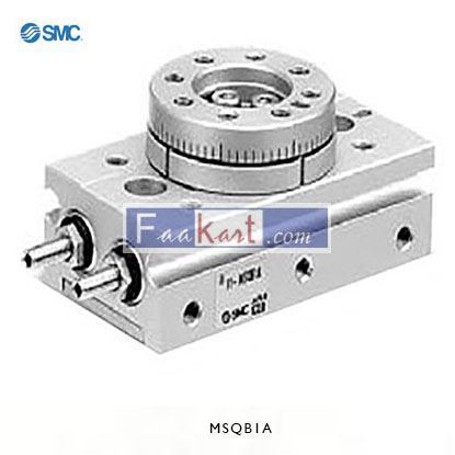 Picture of MSQB1A   SMC Rotary Actuator, Single Acting, 190° Swivel, 1mm Bor