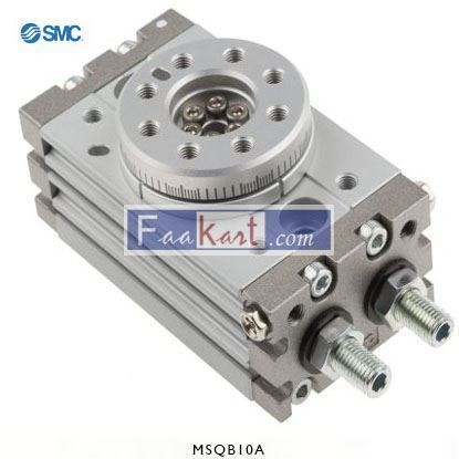 Picture of MSQB10A  SMC Rotary Actuator, 190° Swivel, 15mm Bore,