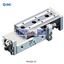 Picture of MXQ8-20  NewSMC Slide Unit Actuator Double Action, 8mm Bore, 20mm stroke