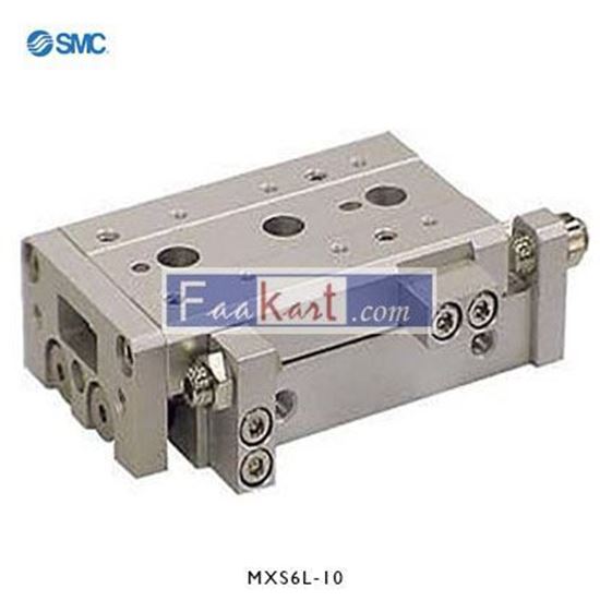 Picture of MXS6L-10   NewSMC Slide Unit Actuator Double Action, 6mm Bore, 10mm stroke