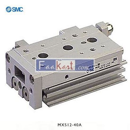 Picture of MXS12-40A    SMC Slide Unit Actuator Double Action, 12mm Bore, 40mm stroke