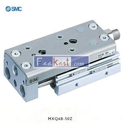 Picture of MXQ6B-50Z   SMC Slide Unit Actuator Double Action, 6mm Bore, 50mm stroke