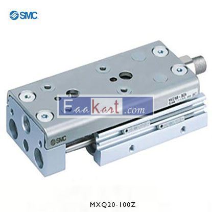 Picture of MXQ20-100Z  SMC Slide Unit Actuator Double Action, 20mm Bore, 100mm stroke