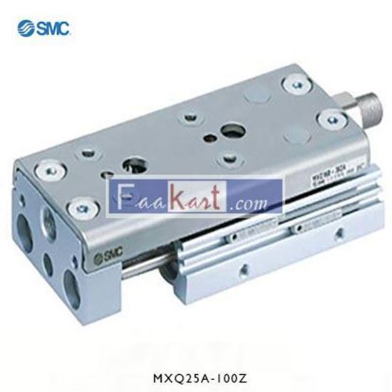 Picture of MXQ25A-100Z   SMC Slide Unit Actuator Double Action, 25mm Bore, 100mm stroke