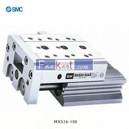 Picture of MXS16-100  SMC Slide Unit Actuator Double Action, 16mm Bore, 100mm stroke
