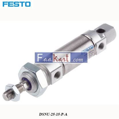 Picture of DSNU-25-15-P-A  Festo Pneumatic Cylinder