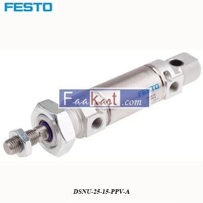 Picture of DSNU-25-15-PPV-A  | DSNU 25-15-PPV-A  |  1908313   Festo Pneumatic Cylinder