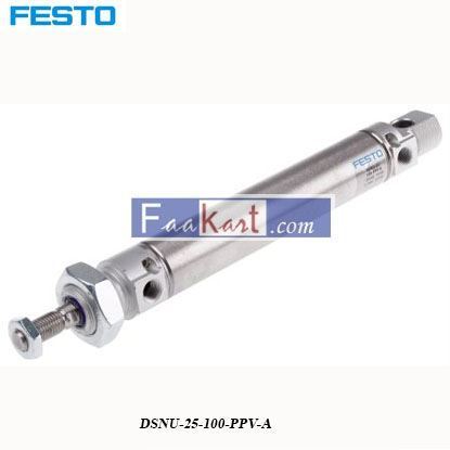 Picture of DSNU-25-100-PPV-A Festo Pneumatic Cylinder  19248
