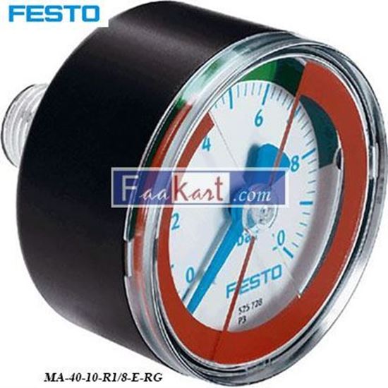 Picture of MA-40-10-R18-E-RG  Hydraulic Pressure Gauge Pneumatic