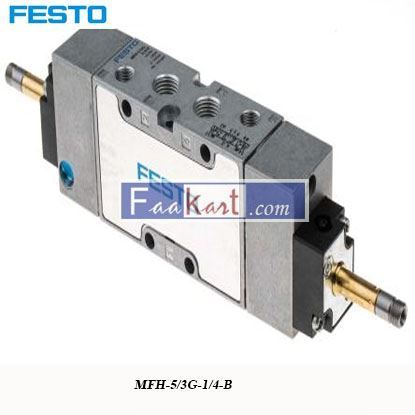 Picture of MFH-5 3G-1 4-B  Festo 5/3 Pneumatic Solenoid Valve