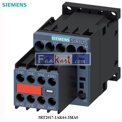 Picture of 3RT2017-1AK64-3MA0 Siemens Power contactor