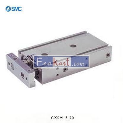 Picture of CXSM15-20     SMC Pneumatic Guided Cylinder 15mm Bore, 20mm Stroke, CXSM Series