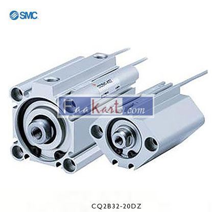 Picture of CQ2B32-20DZ   SMC Pneumatic Guided Cylinder 32mm Bore, 20mm Stroke, CQ2 Series, Double Acting