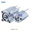 Picture of CQ2B12-10D    SMC Pneumatic Guided Cylinder 12mm Bore, 10mm Stroke, CQ2 Series, Double Acting
