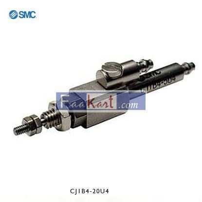 Picture of CJ1B4-20U4     NewSMC Pneumatic Cylinder 4mm Bore, 20mm Stroke, CJ1 Series, Single Acting